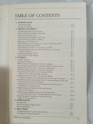 Executive Calculator Guidebook 1980 Business and Finance*PAPERBACK* - Picture 4 of 12