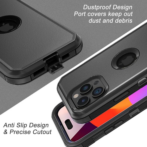 Für iPhone 15 Pro Max Plus 14 13 12 11 XR Hülle Stoßfest Cover passt Otterbox - Bild 26 von 100