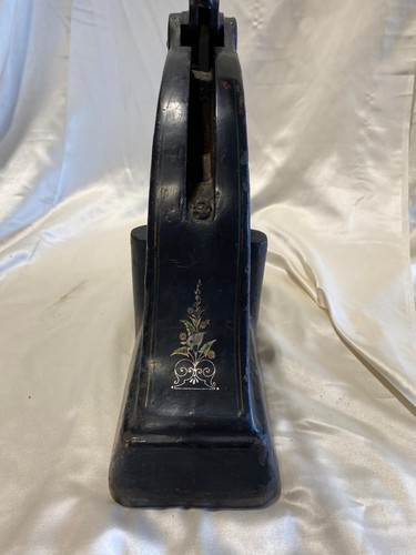 AMERICAN PERFORATOR CO. CAST IRON "PAID" PUNCH PERFORATING MACHINE, VINTAGE - Picture 4 of 11