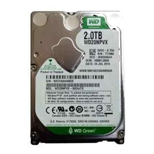 Western Digital WD Green 2TB WD20NPVX SATA 6Gb/s 2.5" 5400RPM HDD Hard Drive