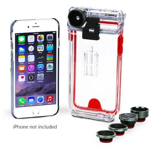 Kit Optrix by Body Glove Pro iPhone 6 6s - Kit de lentes intercambiables, impermeable Foto 2 de 4