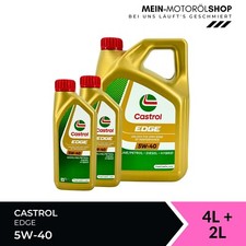 Castrol Edge 5W-40 VW 505 Renault MB 229 Ford Fiat ACEA C3 4+2 Liter = 6 Liter
