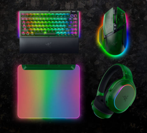 Razer Phantom Green Edition set (Mouse, Keyboard, Headset, Mousepad) / Express - Picture 1 of 5