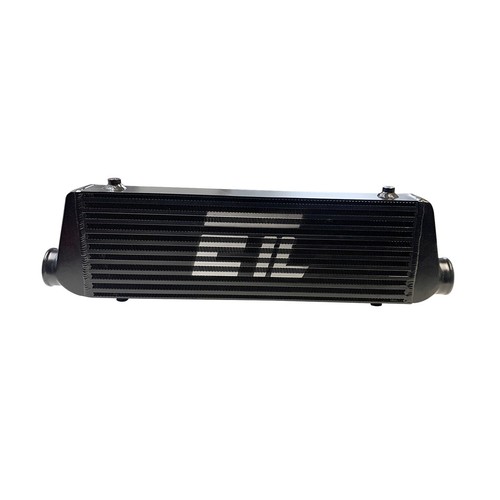 2.5" I/O Universal Front Mount Aluminum Intercooler 27.3"X7.08"X2.5" Black NEW - Picture 4 of 7