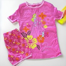 NWT-DISNEY PRINCESSES SLEEPWEAR PJ  S SIZE 6 TWO PIECES SET.