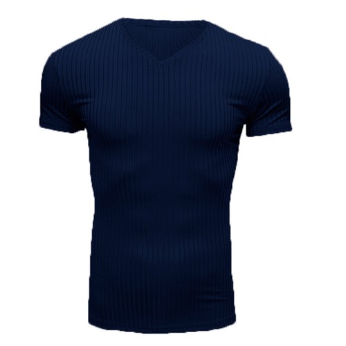 Kurzarm Herren T-Shirt Fitness Tops Sport Tee Basic Tops Atmungsaktiv Mode ý - Bild 27 von 28