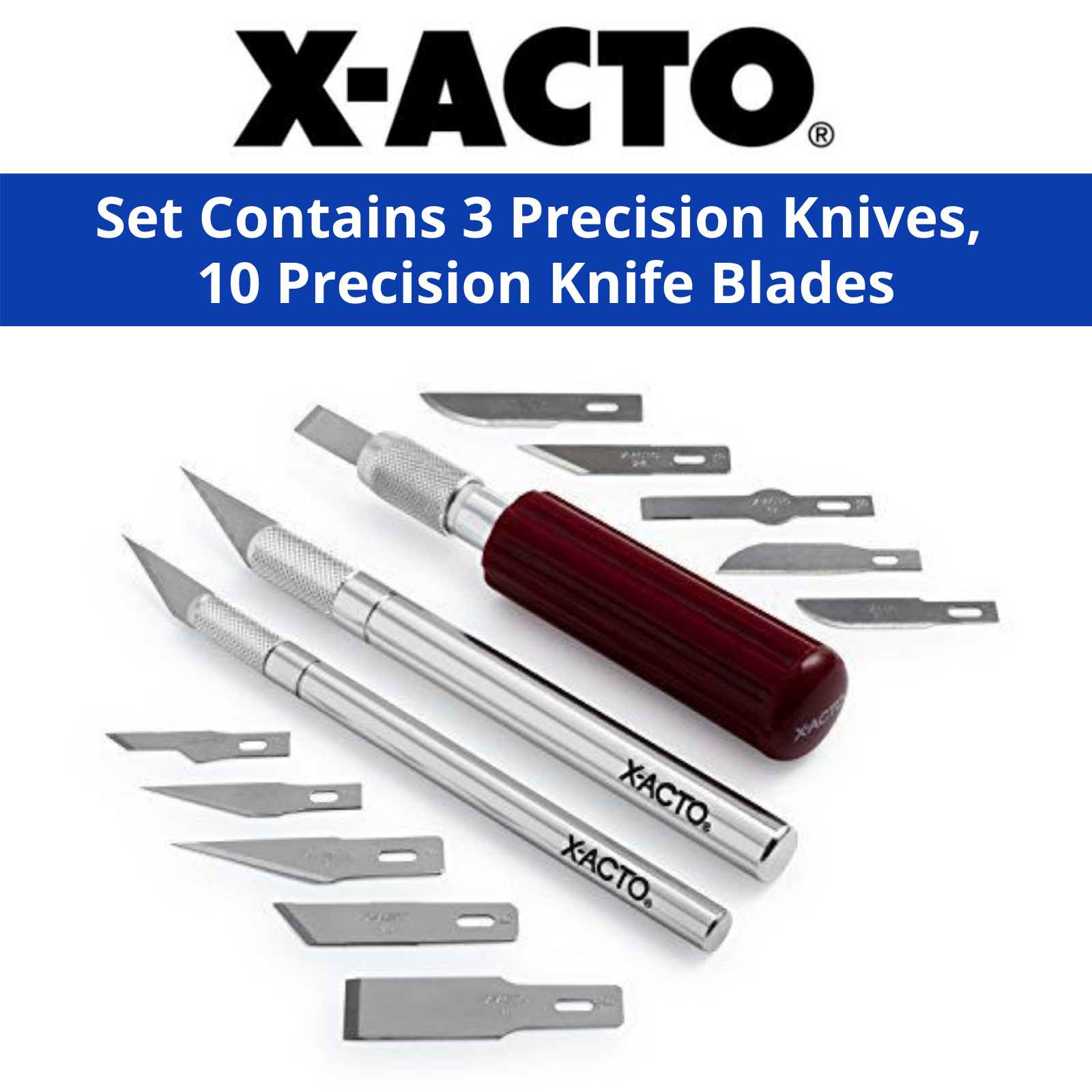 X-ACTO BASIC KNIFE SET CARDED - 079946528206