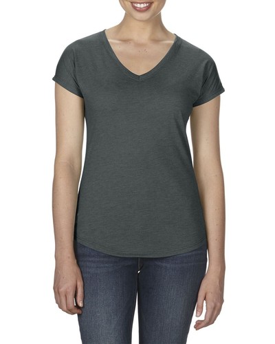 AN078 Gildan 6750VL Womens Tri-Blend V 