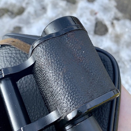 Vintage Soviet USSR Russian Field Binoculars БПЦ4 8x30 KOMZ 1980s Leather Case - Picture 12 of 12