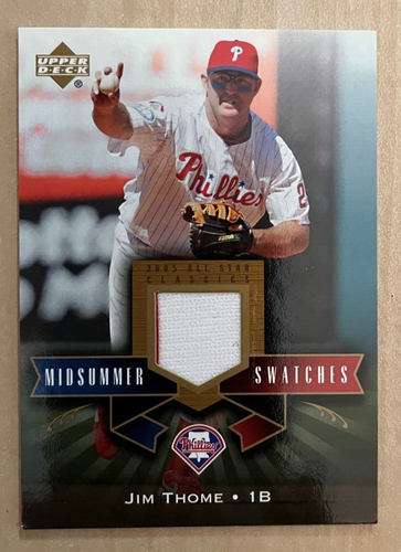 2005 Upper Deck Midsummer Swatches Jim Thome Jersey