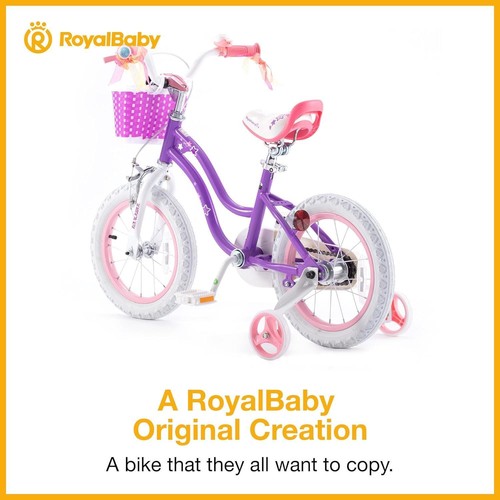 RoyalBaby Stargirl 16-Zoll Kinderfahrrad mit Stützrädern - Bild 11 von 12