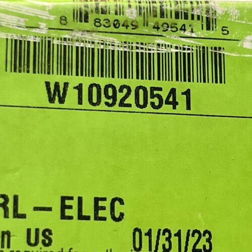 Genuine OEM Whirlpool Washer Control Board W10920541 fits Maytag W10894763