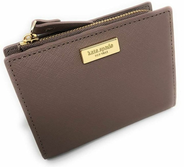 NWT KATE SPADE LEATHER LAUREL WAY SMALL SHAWN CARD CASE WALLET IN BLACK