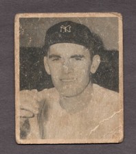 1948 Bowman baseball # 11 Johnny Lindell