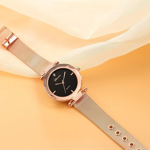 Elegant Waterproof Women's Watches - 10-Piece Set with Rhinestones for Gifting - Picture 11 of 11