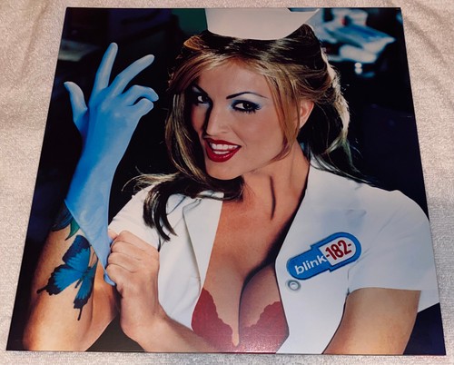 Blink 182 Enema of the State durchscheinend kastanienbraun rötlich gefärbt Vinyl MTS selten!