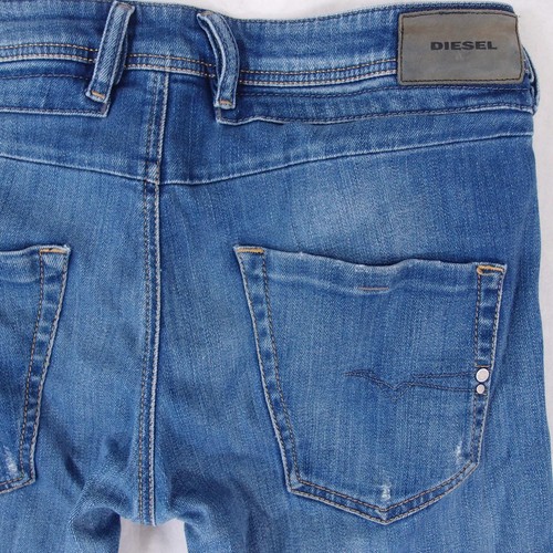 Mens Diesel BELTHER 084QQ Stretch Slim Straight Blue Jeans W33 L32 - Picture 4 of 8