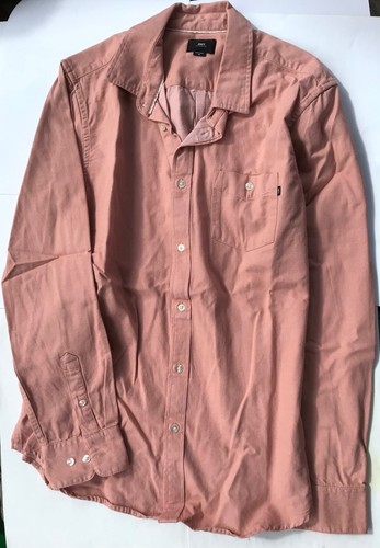 CHEMISE LONGUE HOMME ROSE PASTEL OBEY WORLDWIDE TAILLE M