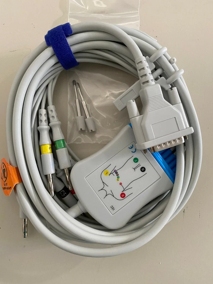 Mortara, Schiller, Esaote, Biocare 10 Leads ECG Cable Banana
