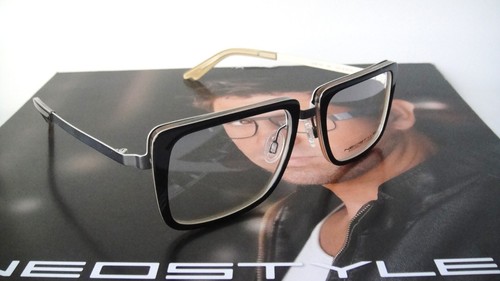 Neostyle Germany 53-18 140 Medium Gun Horn Brown Ican 122 Eyeglasses Frames Mens - Picture 9 of 24