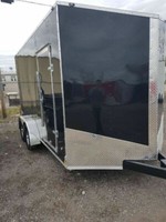NEW 7X12 7X14 7X16 7X20 8X20 ENCLOSED RAMP OR BARN DOORS