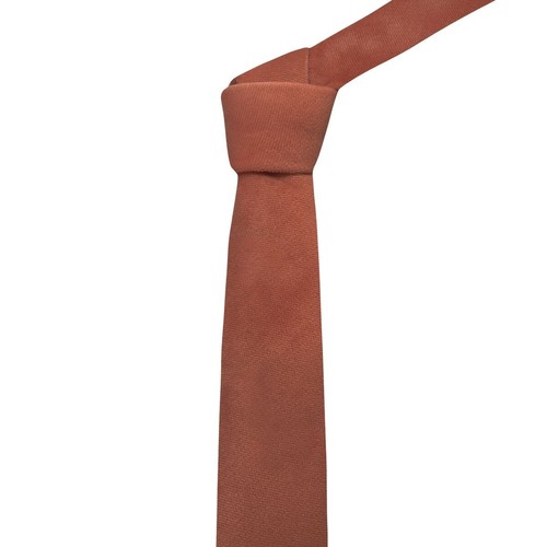 Lujo Bronce con Textura Terciopelo Corbata, Marrón - Imagen 2 de 2