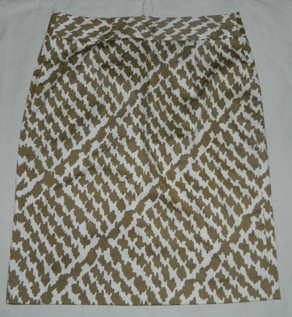 New Women J. Crew Multi-color Geometric Straight Pencil Casual Work Skirt Size 4 New Women J. Crew Multi-color Geometric Straight Pencil Casual Work Skirt Size 4