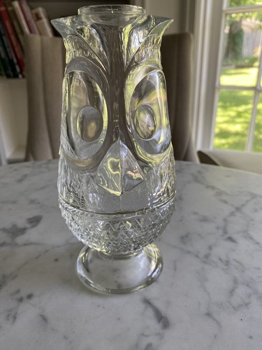 Viking Glass Glimmer Fairy Lamp Owl in crystal clear Glass - gorgeous - Picture 18 of 20