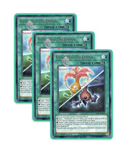 Yugioh! Synchro Dilemma LED8-EN026 (R) 1st Ed 3x "Synchro Support"