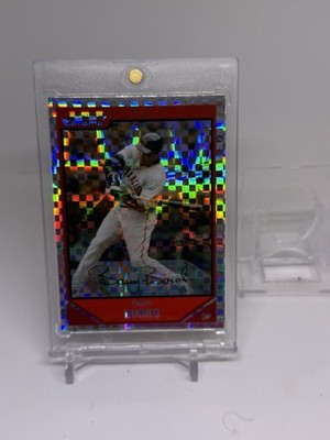 2007 BOWMAN CHROME DRAFT PICKS XFRACTOR #237 BARRY BONDS /299