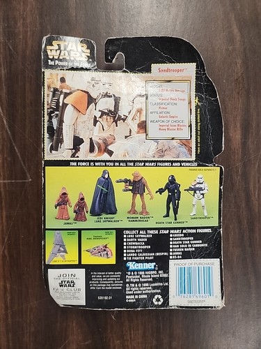 Star Wars Sandtrooper mit schwerem Blastergewehr POTF 3,75" Figur. SW2 - Bild 2 von 2