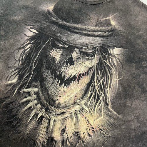 2013 James Ryman Graphic Scarecrow Horror Tie Dye Brown T-Shirt Size 2XL Y2K - Picture 2 of 8