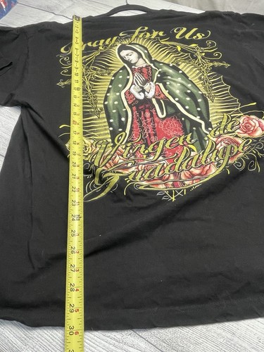 Vintage Lady Guadalupe Y2K AOP Jesus Tshirt 2XL Grudge 11 - Bild 5 von 6