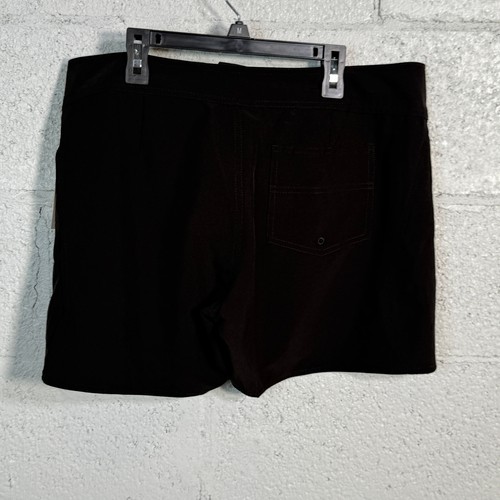 Volcom Juniors' Simply Solid Swim Cover-Up Shorts Black, 11 - Picture 4 of 7