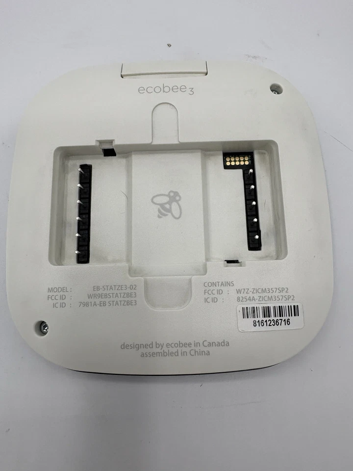 Ecobee3 Smart Thermostat EB-STATZE3-02 WIFI & Works With Alexa - Image 3 of 4