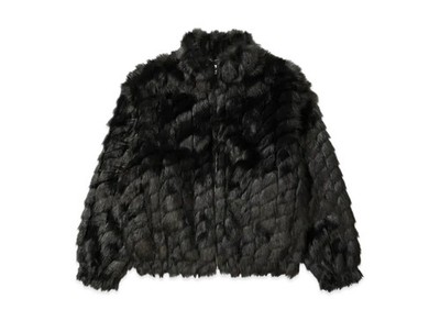 Supreme 2-Tone Windstopper Faux Fur Jacket Black Used | eBay