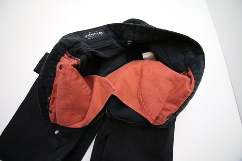 Freenote Cloth Black Cotton Denim Selvedge Jeans 34 Low Rise Slim READ Ireg FIT - Picture 8 of 18