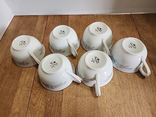 6er Set Royal Court Blue Fantasy Fine China of Japan Tassen- und Untertassensets - Bild 9 von 9