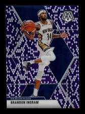 2019-20 Panini Mosaic Purple Snakeskin Prizm #136 Brandon Ingram 01/24 PELICANS