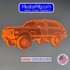 1969-1972 Chevrolet K5 Blazer Laser Engraved Hanging Ornament