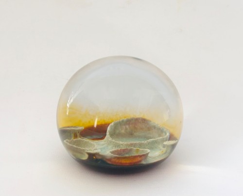 Caithness Glass Paperweight Moonscape Colin Terris Number 220/750 - Picture 5 of 24