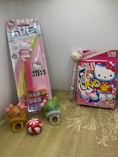 Hello Kitty Lot HK UNO Game  Plus Extras Num Noms