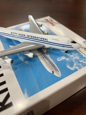KITTY HAWK｜BOEING747-200F ｜herpa｜1:500 Kitty Hawk Boeing 747-200F Diecast Model 1:500 Herpa Wings