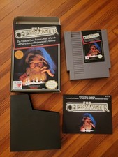 Chessmaster Nintendo NES In Box CIB VIDEO GAME EXCELLENT CHESS 3 SCREW 1989