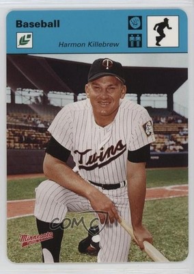 2005 Leaf Sportscasters Blue Running Glove 11/35 Harmon Killebrew #18 HOF 0m0