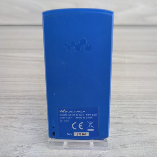 Sony Walkman NWZ-E384 8GB MP3 Player Blue FM Radio Tested - Picture 3 of 4