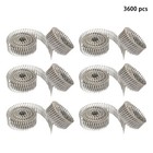 3600Pcs 15 Degree Wire Coil 1-3/4” ×.09” Ring Shank Stainless Steel Siding Nails