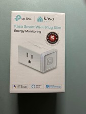 TP-Link Kasa Smart Wi-Fi Mini Plug With Energy Monitoring- White KP115 New