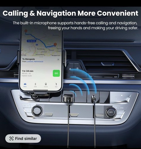 Toocki Aux auf Bluetooth 5.4 Adapter 3,5 mm Bluetooth Empfänger für Auto - Bild 5 von 8