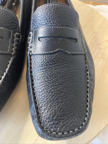 G.H. Bass & Co. "Monte" schwarz Leder Herren Fahrschuhe Penny Halbschuhe Gr. 12m - Bild 6 von 8